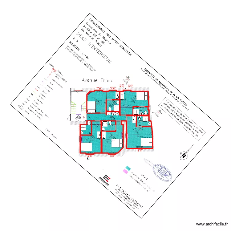 le home. Plan de 