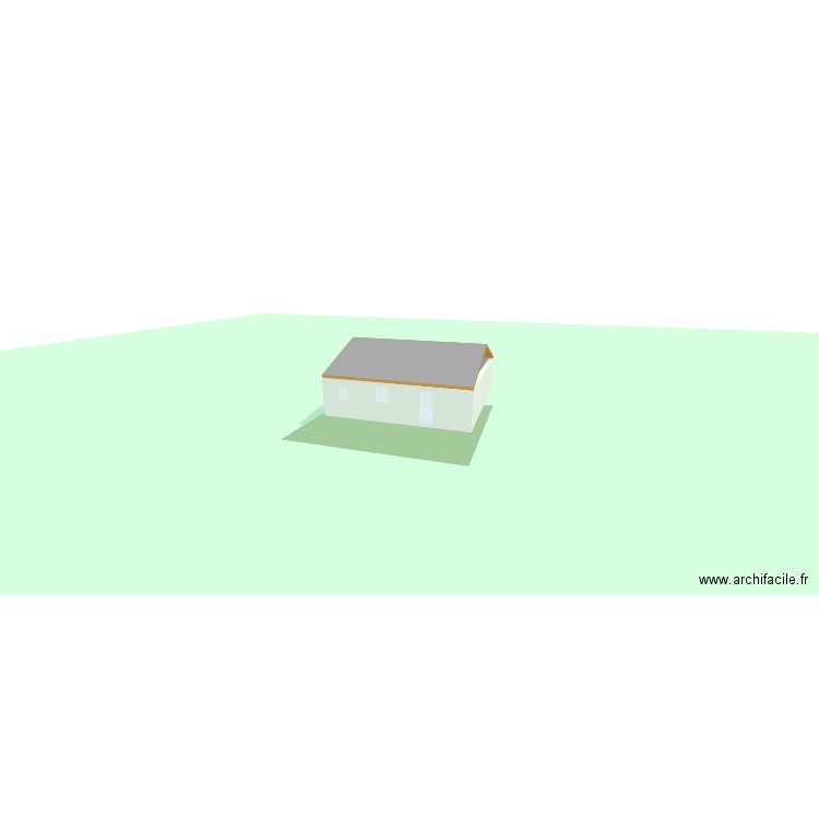 maison thilouze. Plan de 1 pièce et 84 m2