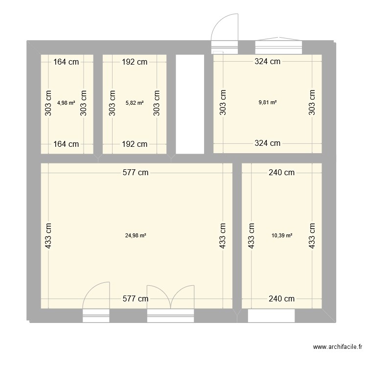 Tite maison. Plan de 0 pièce et 0 m2