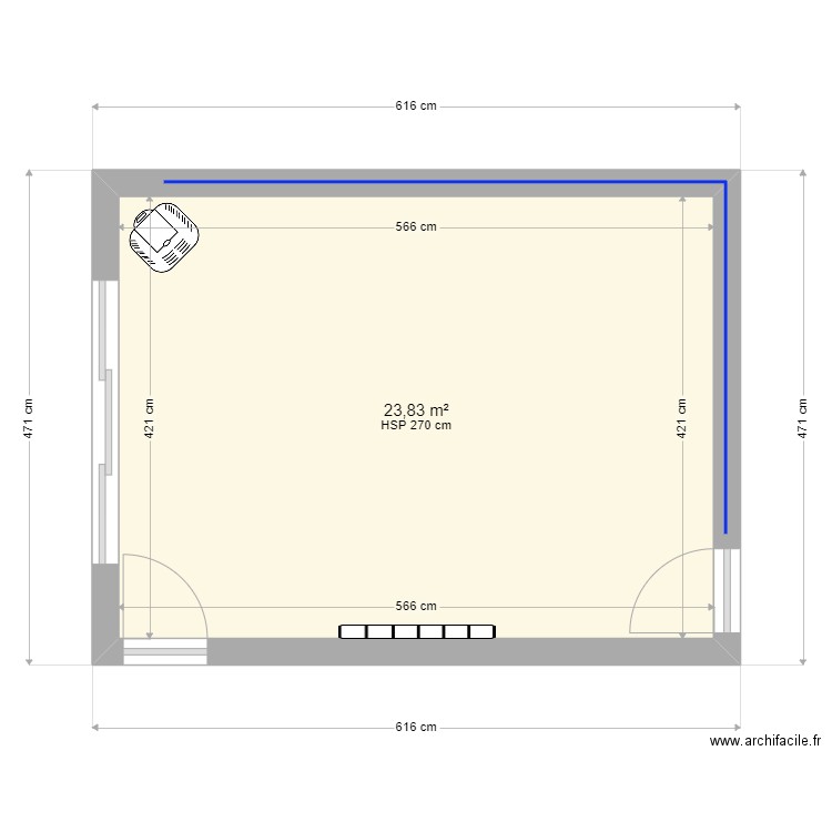 cuisine carnières. Plan de 0 pièce et 0 m2