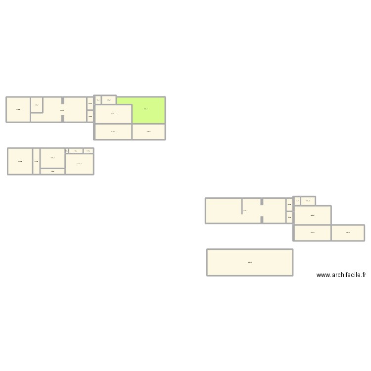 111. Plan de 28 pièces et 332 m2