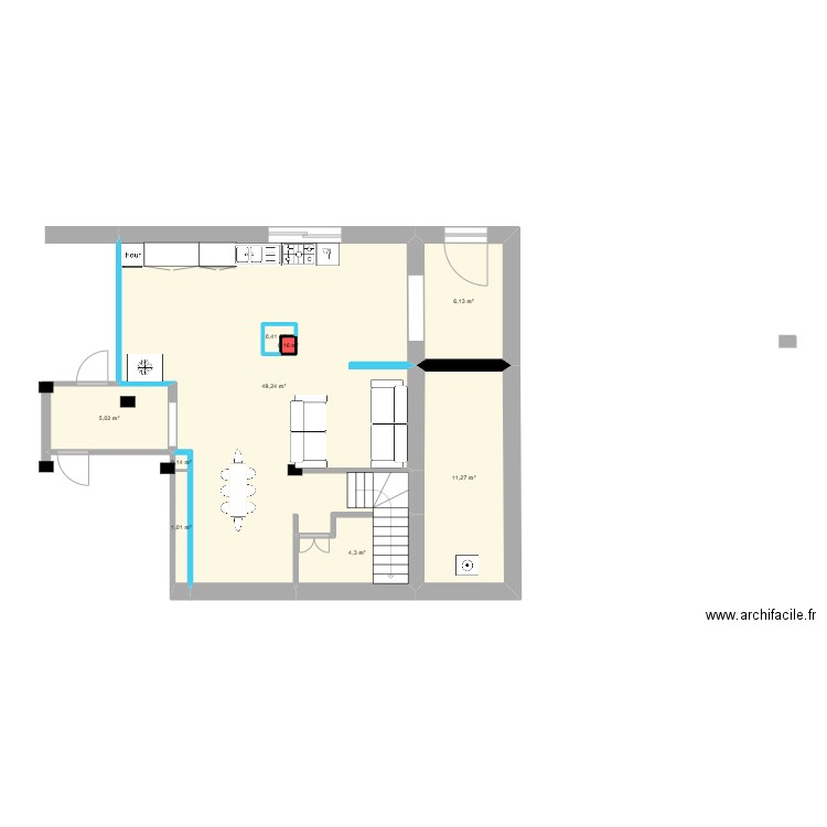22 jan 24. Plan de 9 pièces et 78 m2
