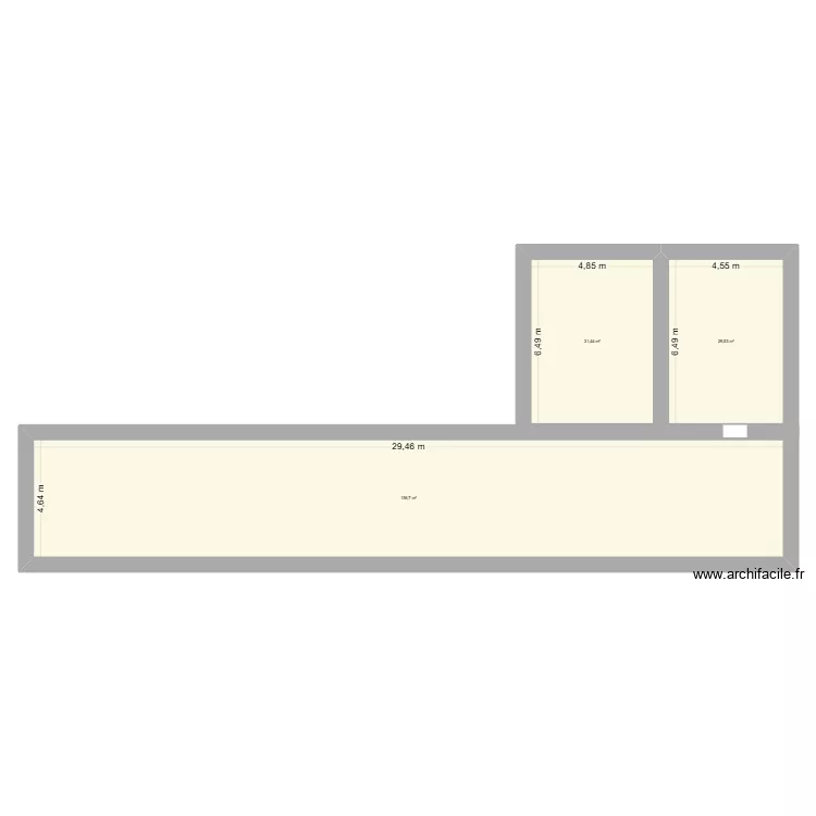 1900. Plan de 3 et 198 m² 1900. Plan de 3 et 198 m²