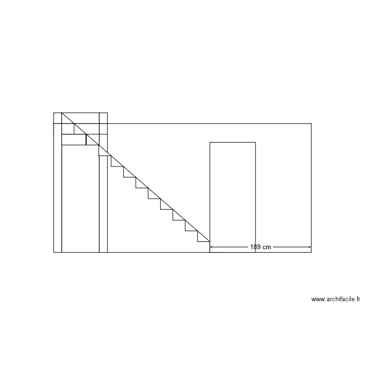 PROFIL ESCALIER 13 x G23 h20 H260. Plan de 0 pièce et 0 m2