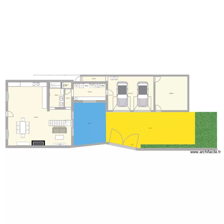 SDB. Plan de 8 et 153 m² SDB. Plan de 8 et 153 m²