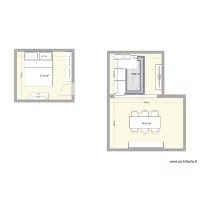 Chambre 1 et S&eacute;jour