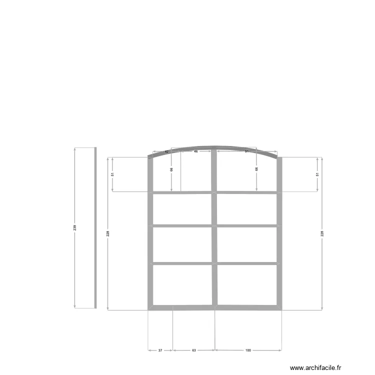 fenetre. Plan de 
