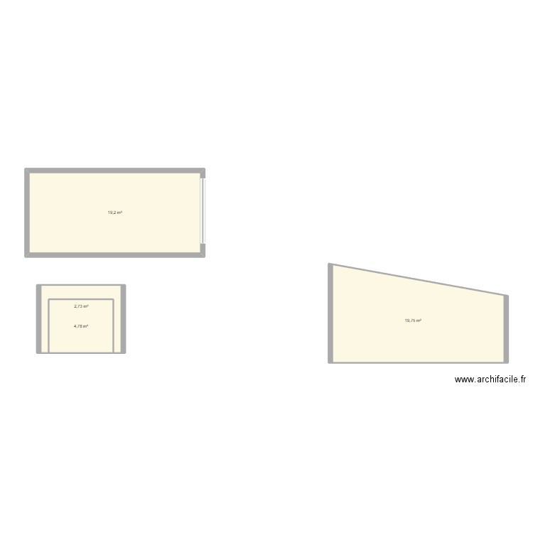 garage voltaire. Plan de 0 pièce et 0 m2