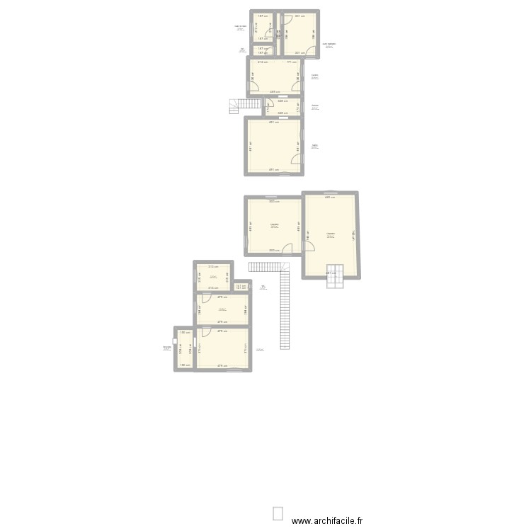 Maison Pavant. Plan de 0 pièce et 0 m2