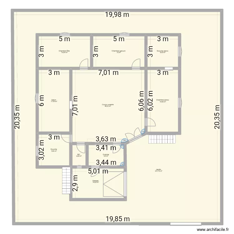 Krimo  bled. Plan de 11  et 562 m²