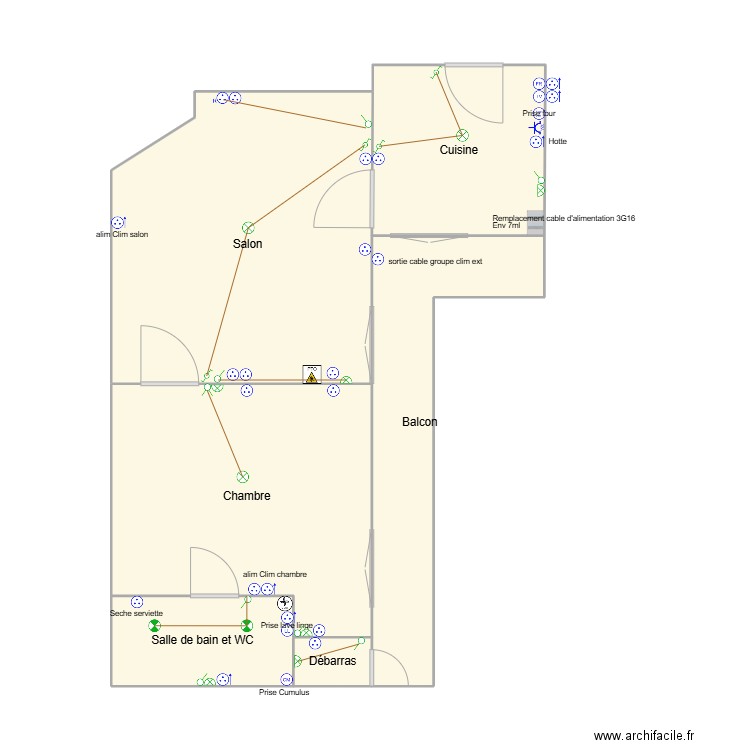 millau elec. Plan de 0 pièce et 0 m2