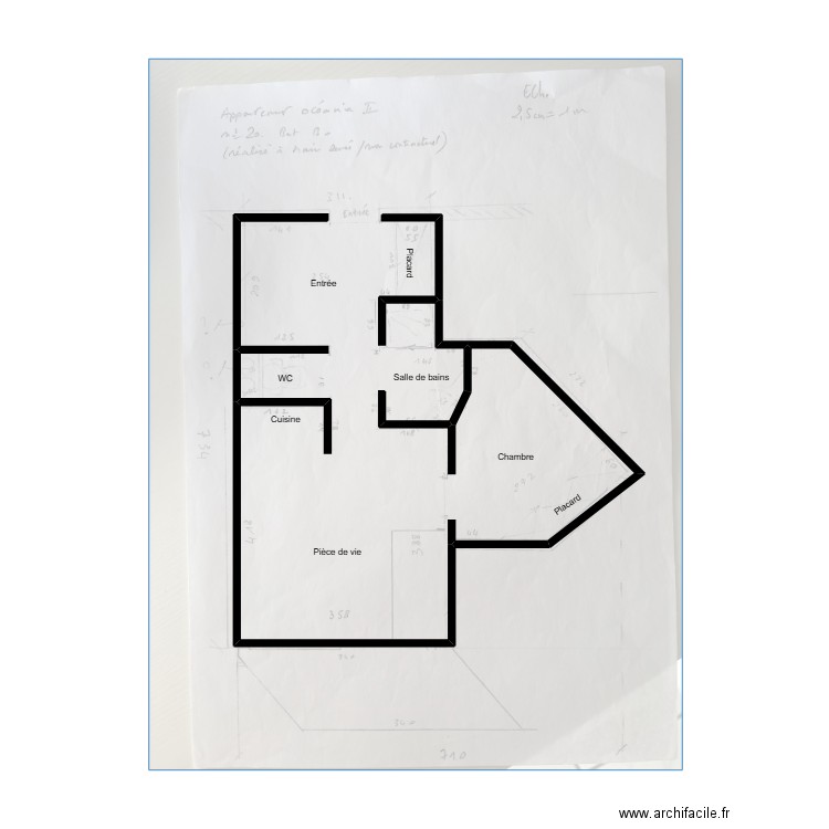 Appart Carnac. Plan de 0 pièce et 0 m2