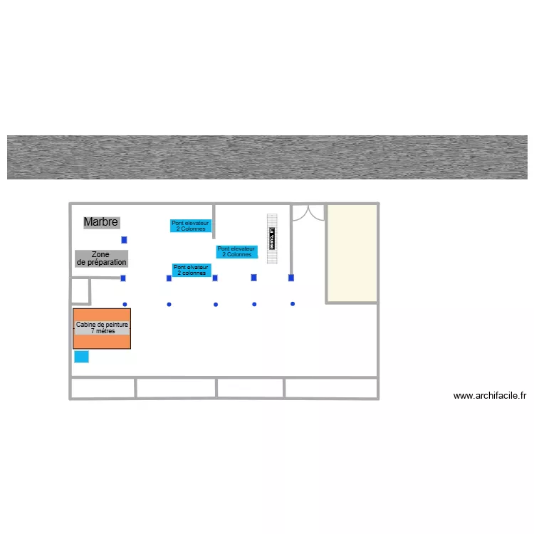 plan client asfi. Plan de 1  et 109 m²