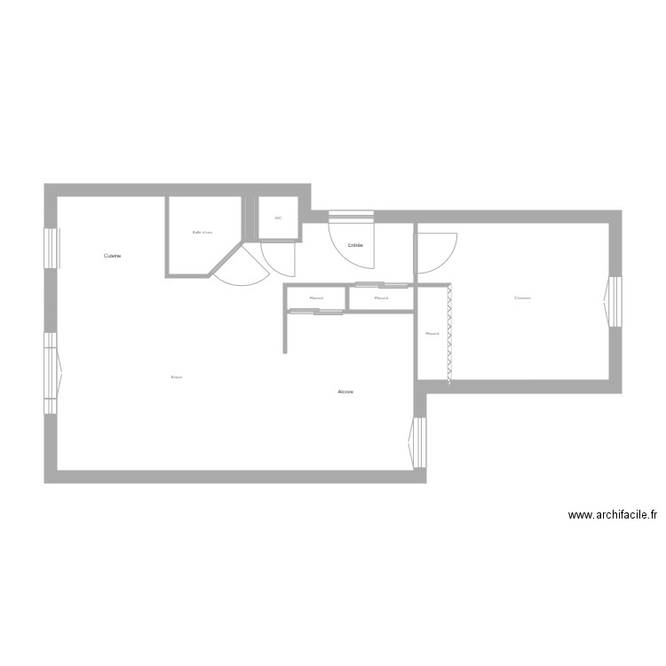 Agez. Plan de 0 pièce et 0 m2