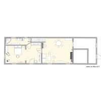 RDC Boigneville - Chbre + Sdb + Salon