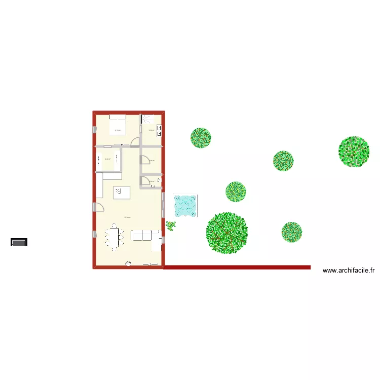 erpelcques n. Plan de 6  et 89 m²