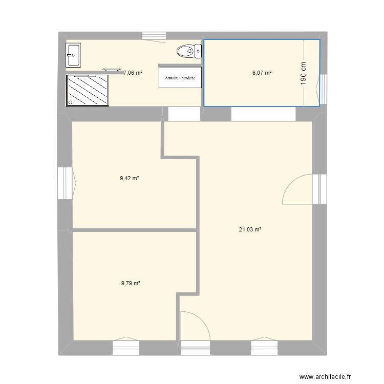 1er lavergne. Plan de 0 pièce et 0 m2