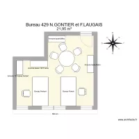 Bureau R 429 -P&ocirc;le C - M&eacute;tro