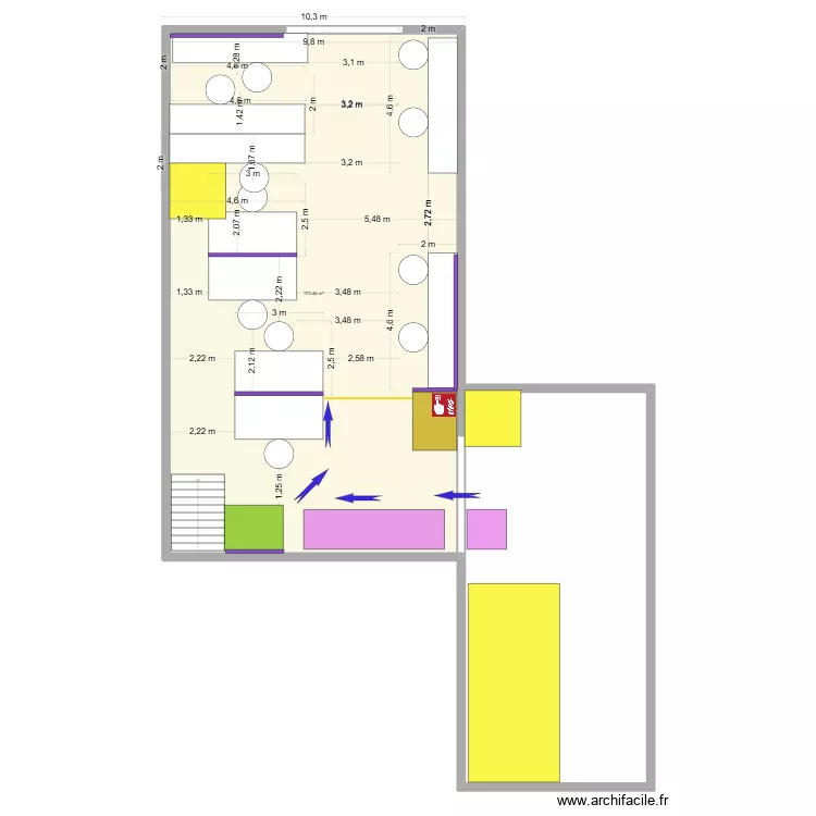 5S 19. Plan de 1  et 173 m²
