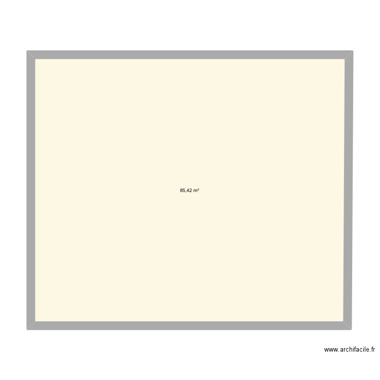 Cartajima 2. Plan de 1 pièce et 85 m2