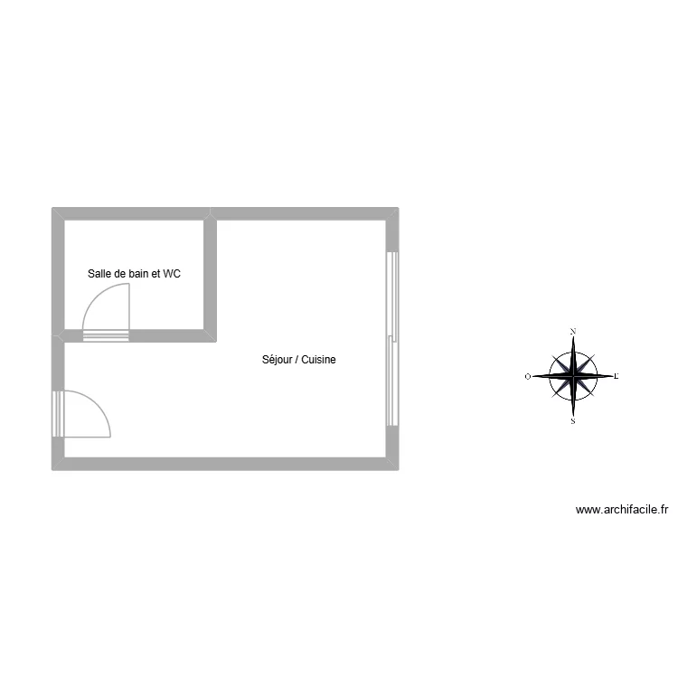 52178. Plan de 2 et 22 m² 52178. Plan de 2 et 22 m²