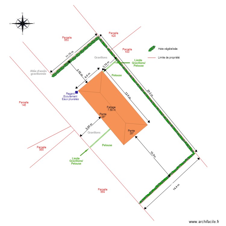 ambleteuse plan de masse avant tx. Plan de 0 pièce et 0 m2