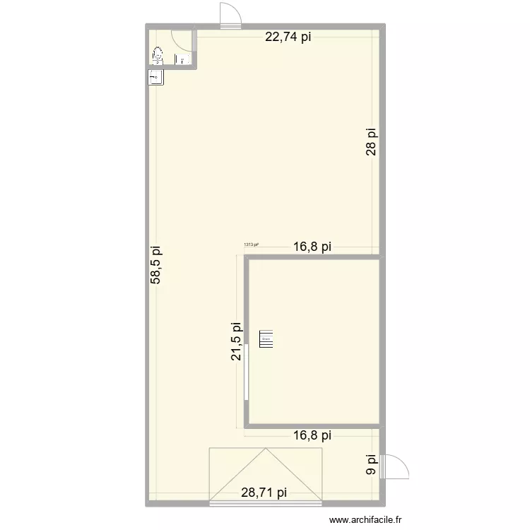 St-Apollinaire VO8. Plan de 