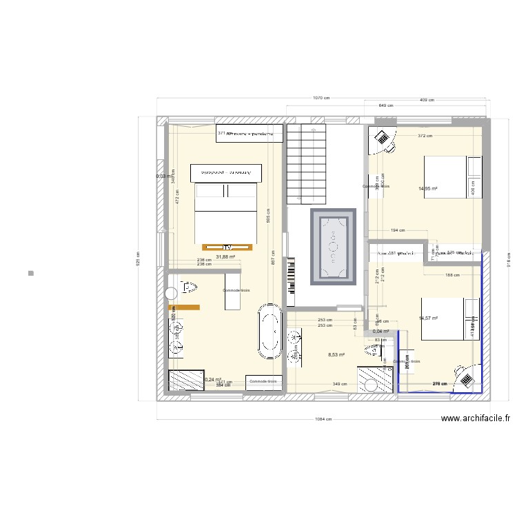 damien v2. Plan de 0 pièce et 0 m2
