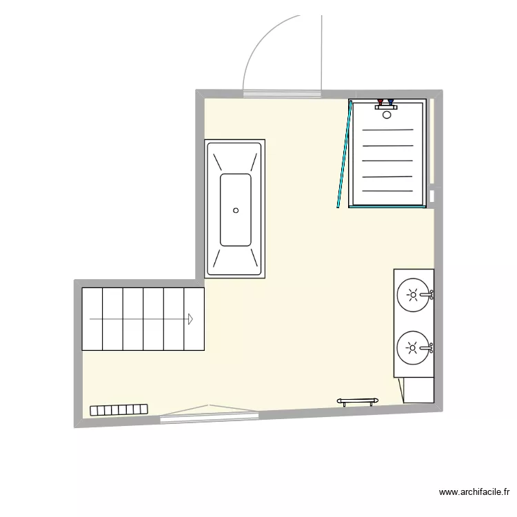 Coquerel Maison. Plan de 2 et 14 m² Coquerel Maison. Plan de 2 et 14 m²