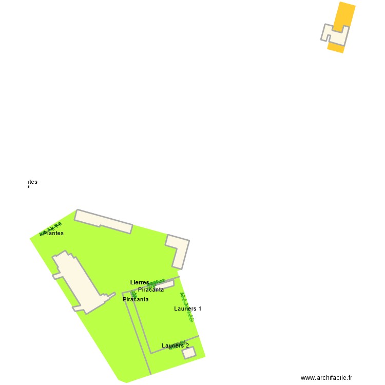 Paroisse NDE. Plan de 6 pièces et 1079 m2