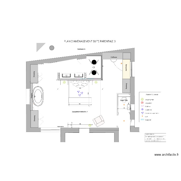 Pillard Chambre 3 D. Plan de 0 pièce et 0 m2