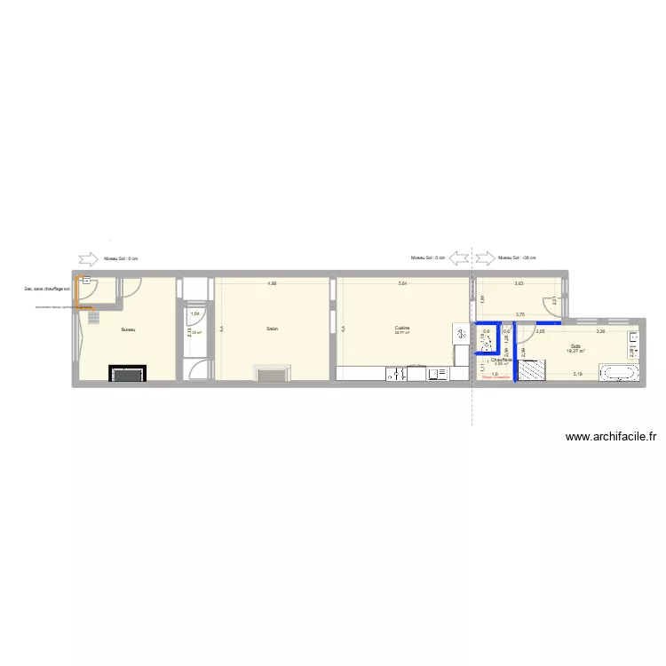 Mel_vide. Plan de 17 et 230 m² Mel_vide. Plan de 17 et 230 m²