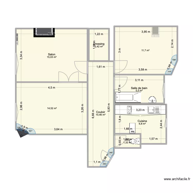 MAISON &agrave; am&eacute;nager. Plan de 8  et 68 m²
