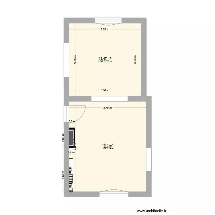 My House. Plan de 2 et 29 m² My House. Plan de 2 et 29 m²