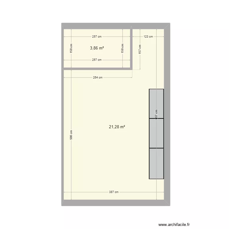 Garage. Plan de 