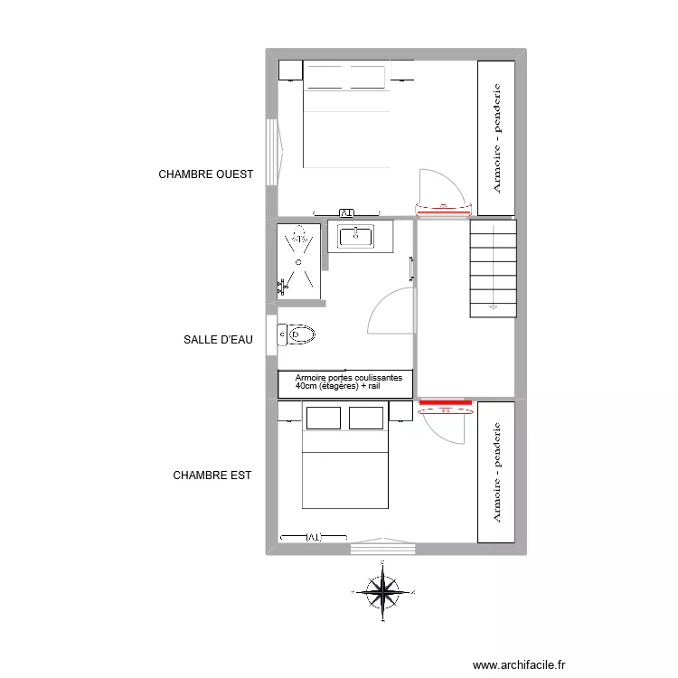 ETAGE AMENAGEMENT FINAL. Plan de ETAGE AMENAGEMENT FINAL. Plan de
