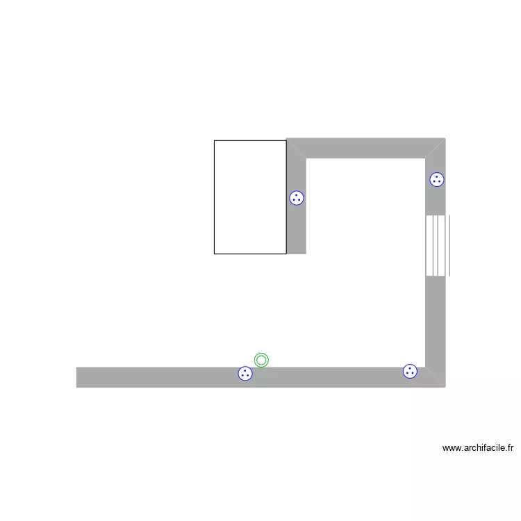 VALAYER  BIBLIOTHEQUE. Plan de 