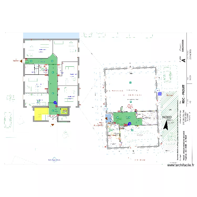 Maison médicale Gleizé RDC. Plan de Maison médicale Gleizé RDC. Plan de