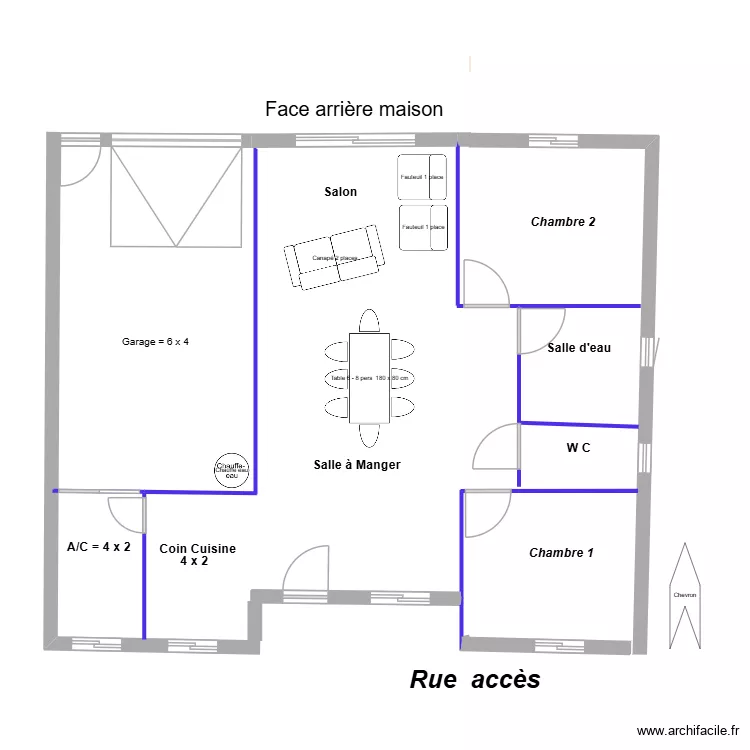 Lot n&deg; 6. Plan de 