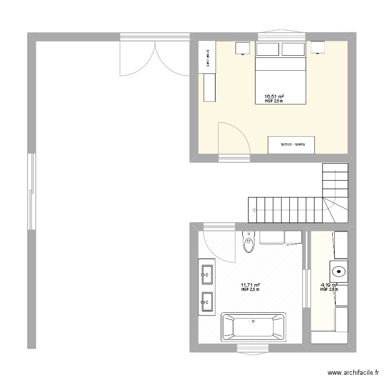 maison de rêve. Plan de 4 pièces et 103 m2