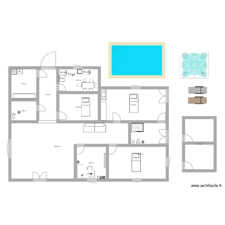 institut lys. Plan de 10 pièces et 162 m² institut lys. Plan de 10 pièces et 162 m²