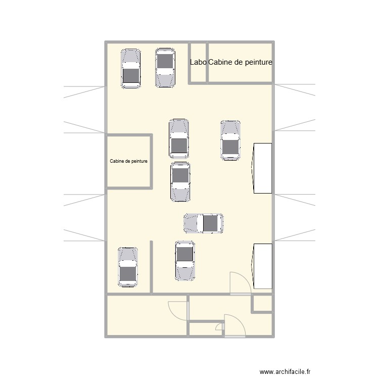 plan lesaffre. Plan de 8 pièces et 26 m2