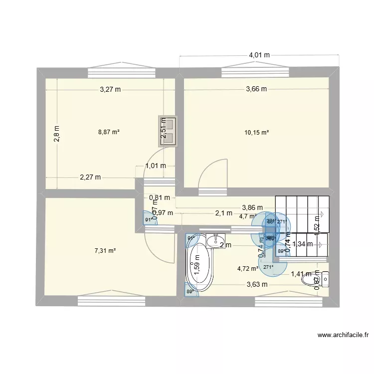 Malaunay3. Plan de 5 Pièces et 36 m² Malaunay3. Plan de 5 Pièces et 36 m²