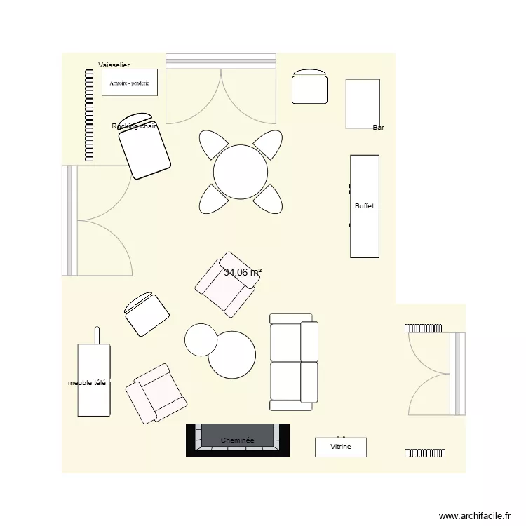 situation actuelle. Plan de 