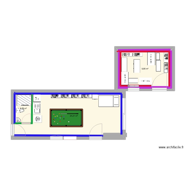 Atelier électricité. Plan de 0 pièce et 0 m2