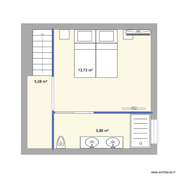 Chambre 5-2. Plan de 