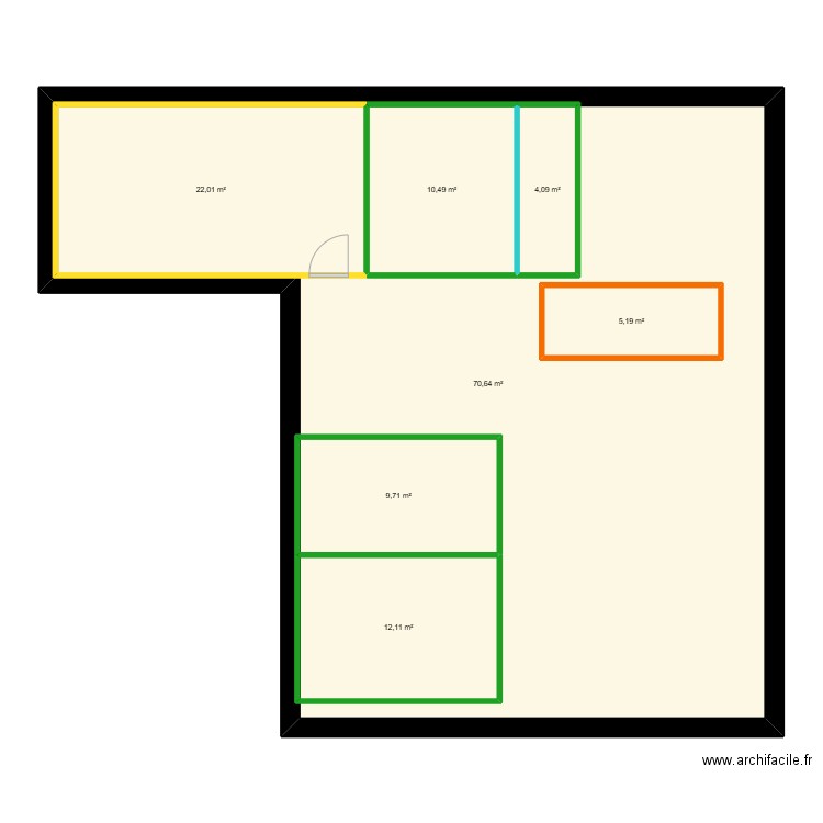 Maison KA modif. Plan de 9 pièces et 197 m2