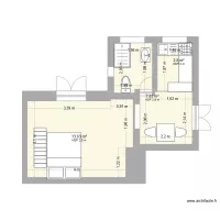 Plan appart RDC Sud Est