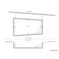 PLAN ET COUPE PISCINE 1/100