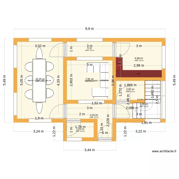 TINAHY VATOSOA. Plan de 8 et 46 m² TINAHY VATOSOA. Plan de 8 et 46 m²